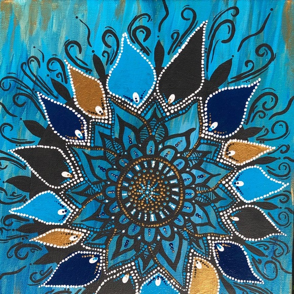 Original painting wall art acrylic on canvas - Picture 10 of 11